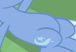 Size: 1052x723 | Tagged: safe, screencap, trixie, pony, unicorn, g4, road to friendship, belly, cropped, horn, pictures of bellies, solo