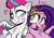Size: 1754x1240 | Tagged: safe, artist:jully-park, pipp petals, zipp storm, pegasus, pony, g5, duo, duo male and female, family, female, gray background, lesbian pride flag, looking at each other, looking at someone, male, pride, pride flag, siblings, simple background, smiling, trans male, trans zipp, transgender, transgender pride flag