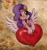 Size: 1909x2048 | Tagged: safe, artist:dariarchangel, pipp petals, pegasus, pony, g5, my little pony: make your mark, my little pony: tell your tale, female, flower, heart, mare, royalty, smiling, solo, spread wings, unshorn fetlocks, wings