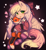 Size: 2849x3118 | Tagged: safe, artist:tyutya, oc, oc only, oc:blazey sketch, bow, clothes, gray fur, hair bow, long hair, long tail, looking at you, multicolored hair, plushie, shading, smiling, socks, solo, striped socks, sweater, tail