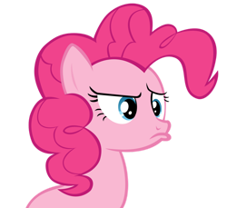 Size: 1024x940 | Tagged: safe, artist:orschmann, pinkie pie, earth pony, pony, g4, duckface, female, mare, simple background, solo, transparent background
