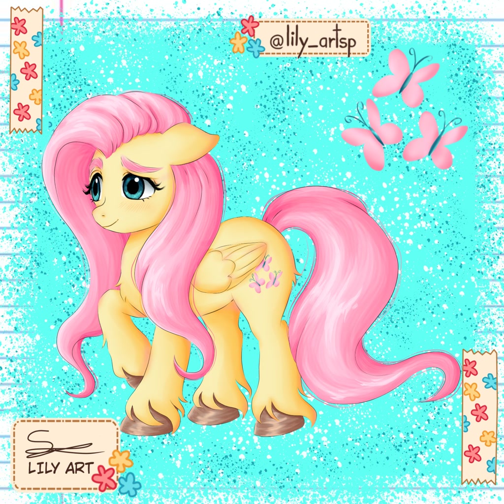 3367185 Safe Artistliliart1211 Fluttershy Pegasus Pony G4