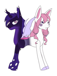 Size: 1875x2480 | Tagged: safe, artist:sugar lollipop, oc, oc only, changeling, earth pony, adoptable, changeling oc, conjoined, conjoined twins, earth pony oc, multiple heads, paypal, pushmi-pullyu, selling, two heads, ufo
