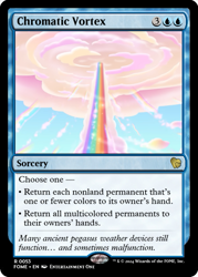 Size: 375x523 | Tagged: safe, edit, g5, my little pony: tell your tale, where the rainbows are made, ccg, cloud, magic the gathering, rainbow, trading card, trading card edit, trading card game