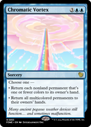 Size: 375x523 | Tagged: safe, edit, g5, my little pony: tell your tale, where the rainbows are made, spoiler:g5, spoiler:my little pony: tell your tale, spoiler:tyts02e12, ccg, cloud, magic the gathering, rainbow, trading card, trading card edit, trading card game