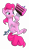 Size: 2000x3500 | Tagged: safe, artist:owlpirate, pinkie pie, earth pony, pony, g4, 3d, cake, cute, diapinkes, female, food, fork, giant food, high res, hoof hold, kitchen eyes, mare, simple background, solo, source filmmaker, tongue out, transparent background, unshorn fetlocks