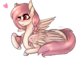 Size: 2000x1500 | Tagged: safe, artist:pixelberrry, oc, pegasus, pony, female, lying down, mare, prone, simple background, solo, transparent background