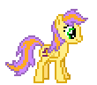 Size: 110x96 | Tagged: safe, artist:botchan-mlp, pegasus, pony, animated, female, libra, mare, pixel art, scale, simple background, solo, sprite, transparent background