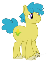Size: 7727x9948 | Tagged: safe, artist:kaitykat117, oc, oc only, oc:cobb corn(kaitykat), base used, short tail, simple background, solo, tail, transparent background, vector