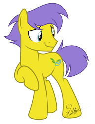Size: 6000x7800 | Tagged: safe, artist:kaitykat117, oc, oc only, oc:stalk wind(kaitykat), g4, base used, raised hoof, short tail, simple background, smiling, solo, tail, transparent background, vector