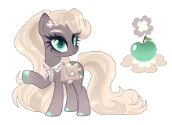 Size: 3450x2500 | Tagged: safe, artist:afterglory, oc, oc only, earth pony, pony, bag, female, mare, saddle bag, simple background, solo, transparent background