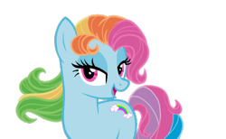 Size: 2587x1593 | Tagged: safe, artist:collegeman1998, rainbow dash (g3), earth pony, pony, g3, g4, g3 to g4, generation leap, simple background, solo, transparent background