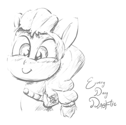 Size: 916x906 | Tagged: safe, artist:everydaydashie, sunny starscout, g5, cute, looking at you, sketch