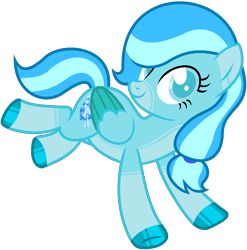 Size: 1274x1290 | Tagged: safe, artist:ncolque, artist:re-takeover, oc, oc:ice crystal, pegasus, pony, simple background, smiling, solo, transparent background, vector