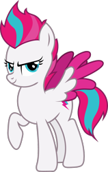 Size: 748x1185 | Tagged: safe, artist:prixy05, zipp storm, pegasus, pony, g4, g5, female, g5 to g4, generation leap, mare, simple background, solo, spread wings, transparent background, vector, wings