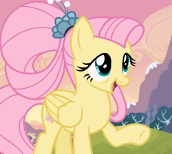Size: 1359x1220 | Tagged: safe, artist:cstrawberrymilk, fluttershy, pony, g4, the last problem, alternate hairstyle, older, solo