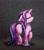 Size: 1800x2040 | Tagged: safe, artist:zetamad, starlight glimmer, pony, unicorn, g4, atg 2020, chest fluff, concave belly, eyes closed, female, floppy ears, horn, mare, newbie artist training grounds, profile, rain, raised hoof, raised leg, side view, solo, standing on two hooves, tail, water, wet, wet mane