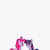 Size: 500x500 | Tagged: safe, artist:thederpymuffins, pinkie pie, twilight sparkle, earth pony, unicorn, g4, animated, duo, duo female, female, gif, hitting, horn, simple background, unicorn twilight, white background
