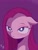 Size: 1182x1540 | Tagged: safe, artist:trash-art06, pinkie pie, earth pony, pony, g4, bust, female, lidded eyes, mare, pinkamena diane pie, portrait, purple background, signature, simple background, solo