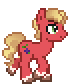 Size: 68x84 | Tagged: safe, artist:jaye, sprout cloverleaf, earth pony, pony, g5, animated, desktop ponies, male, pixel art, simple background, solo, sprite, stallion, transparent background, trotting
