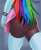 Size: 1286x1574 | Tagged: safe, artist:figgot, edit, rainbow dash, equestria girls, g4, ass, butt