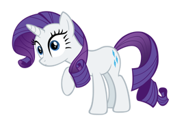 Size: 900x621 | Tagged: safe, artist:orschmann, rarity, pony, unicorn, female, horn, mare, raised hoof, simple background, solo, solo female, transparent background, vector