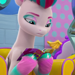 Size: 1080x1080 | Tagged: safe, screencap, zipp storm, pegasus, pony, g5, my little pony: make your mark, my little pony: make your mark chapter 4, the manesquerade ball, cropped, solo