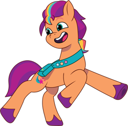 Size: 1096x1085 | Tagged: safe, artist:prixy05, sunny starscout, earth pony, pony, g5, my little pony: tell your tale, male, mane stripe sunny, rule 63, simple background, solo, stallion, sun starchaser, transparent background, vector