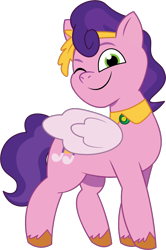 Size: 630x951 | Tagged: safe, artist:prixy05, pipp petals, pegasus, pony, g5, my little pony: tell your tale, male, pip corolla, rule 63, simple background, solo, stallion, transparent background, vector