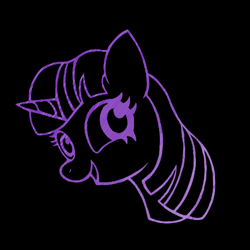 Size: 500x500 | Tagged: safe, artist:ponyhugger, twilight sparkle, g4, black background, simple background, solo