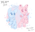 Size: 3158x2894 | Tagged: safe, artist:madelinne, angel, devil, pony, chibi, clothes, commission, duo, simple background, sketch, your character here