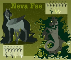 Size: 4096x3418 | Tagged: safe, artist:inisealga, oc, oc only, oc:neva fae, kelpie, pony, seapony (g4), female, mare, reference sheet