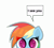 Size: 10000x9000 | Tagged: safe, artist:scandianon, rainbow dash, pegasus, pony, absurd resolution, dialogue box, eye clipping through hair, female, high res, looking at you, mare, simple background, talking, talking to viewer, transparent background