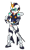 Size: 1900x3156 | Tagged: safe, artist:gmaplay, oc, oc only, oc:stardust memory, equestria girls, g4, armor, gundam, gundam unicorn, kamen rider, kamen rider ryuki, simple background, solo, sword, transparent background, weapon