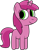 Size: 242x313 | Tagged: source needed, safe, artist:hannah1986, ruby pinch, pony, unicorn, g4, castle creator, closed mouth, female, filly, foal, horn, simple background, smiling, solo, transparent background