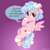 Size: 1600x1600 | Tagged: safe, artist:willoillo, cozy glow, pegasus, pony, g4, adventure in the comments, cozybetes, cute, female, filly, foal, gradient background, lightly watermarked, meme, solo, watermark