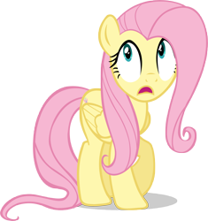 Size: 3364x3574 | Tagged: safe, artist:stricer555, fluttershy, pegasus, pony, g4, female, mare, open mouth, simple background, solo, transparent background, vector