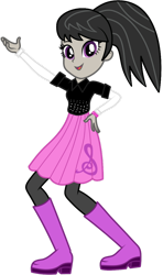 Size: 828x1401 | Tagged: safe, artist:ajosterio, octavia melody, equestria girls, g4, boots, high heel boots, shoes, solo