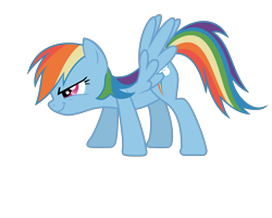 Size: 5000x4000 | Tagged: safe, artist:stricer555, rainbow dash, pegasus, pony, g4, female, mare, simple background, solo, spread wings, transparent background, vector, wings