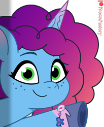 Size: 3308x4036 | Tagged: safe, artist:frownfactory, misty brightdawn, pony, unicorn, equestria's got talent, g5, my little pony: tell your tale, bracelet, female, horn, jewelry, mare, shadow, simple background, smiling, solo, transparent background, vector, waving