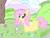 Size: 1200x900 | Tagged: safe, angel bunny, fluttershy, pegasus, pony, g4, nature, summer