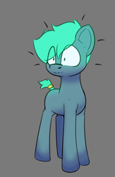 Size: 528x812 | Tagged: safe, artist:cotarsis, oc, pony, gray background, simple background, sketch, solo