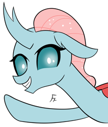 Size: 2126x2507 | Tagged: safe, artist:frownfactory, ocellus, changedling, changeling, g4, female, simple background, smiling, solo, transparent background