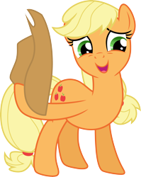 Size: 3000x3769 | Tagged: safe, artist:cloudy glow, applejack, earth pony, pony, g4, the crystal empire, applejack's hat, cowboy hat, female, hat, mare, simple background, solo, transparent background