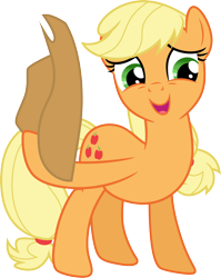 Size: 3000x3769 | Tagged: safe, artist:cloudy glow, applejack, earth pony, g4, applejack's hat, cowboy hat, female, hat, simple background, solo, transparent background