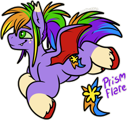 Size: 1673x1574 | Tagged: safe, artist:sexygoatgod, oc, oc only, oc:prism flare, bat pony, pony, flying, male, simple background, solo, stallion, transparent background, unshorn fetlocks