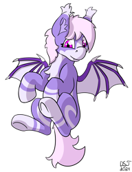 Size: 1729x2256 | Tagged: safe, artist:dsksh, oc, oc only, oc:midnight flight, bat pony, pony, bat pony oc, bat wings, chest fluff, cute, ear fluff, female, looking at you, mare, simple background, solo, spread wings, tail, transparent background, underhoof, wings