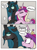 Size: 2163x2896 | Tagged: safe, artist:icey, princess cadance, queen chrysalis, alicorn, changeling, pony, g4, 2 panel comic, blushing, comic, duo, duo female, female, hug, infidelity, lesbian, ship:cadalis, shipping, tsundere