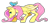 Size: 790x389 | Tagged: safe, artist:cruxisma, fluttershy, bird, pegasus, pony, g4, female, mare, old art, simple background, solo, transparent background