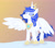 Size: 1800x1600 | Tagged: safe, artist:silverfishv9, oc, oc only, oc:azure star (silverfishv9), alicorn, alicorn oc, blue eyes, blue mane, clothes, crown, female, gradient background, highlights, horn, jewelry, mare, peytral, regalia, shoes, solo, wings